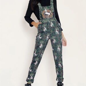 Blackmilk Unicorn in Captivity Overalls NWT XL